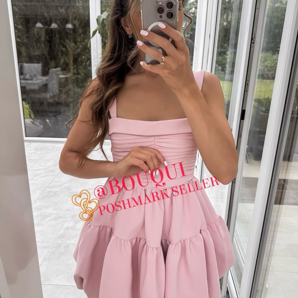 BLOGGERS FAV ZARA DRAPED BALLOON MINI DRESS - Picture 11 of 15